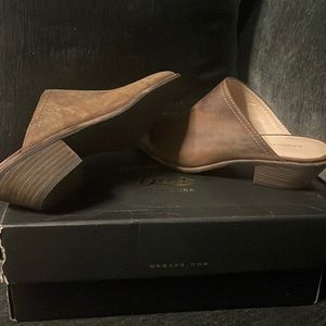 G.H. Bass & Co. leather cowboy mules
